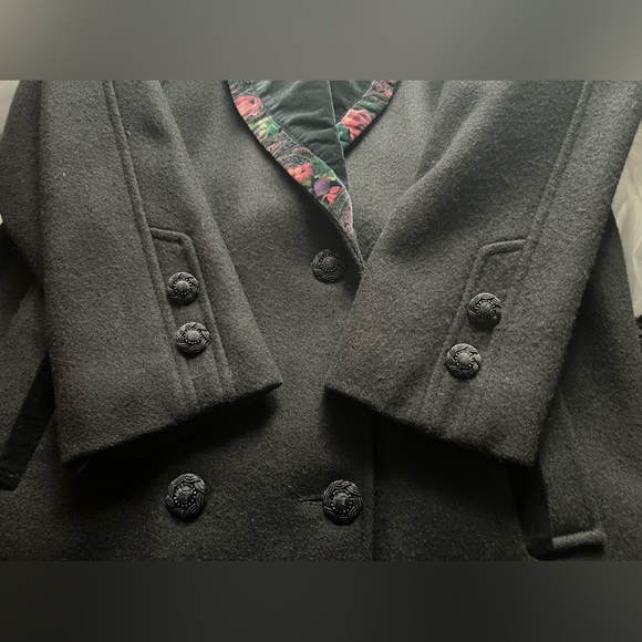 Vintage Outer Profile Clothing Ltd Black Victorian Style Coat - Picture 7 of 16